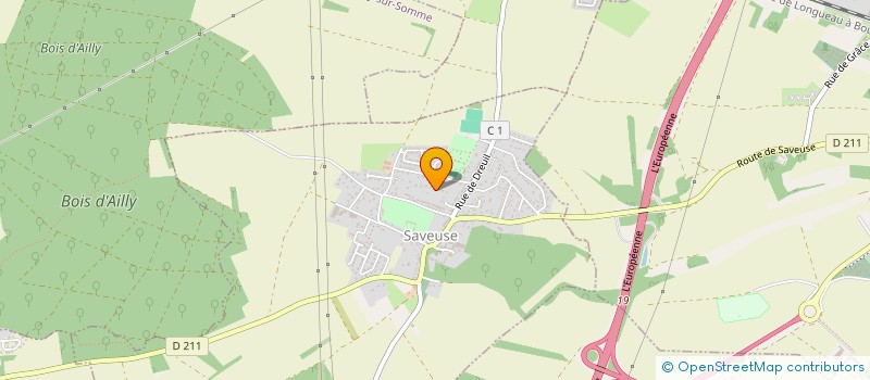 localisation de l'entreprise SCI DU CHAMP A OISONS  SAVEUSE