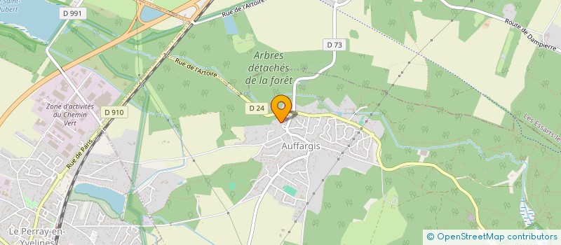 localisation de l'entreprise SCI DU CHAMP BARBE  AUFFARGIS