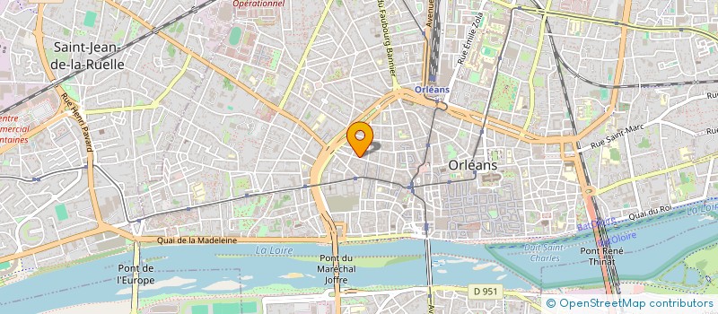 localisation de l'entreprise SCI DU CHAMP BERGER à ORLEANS