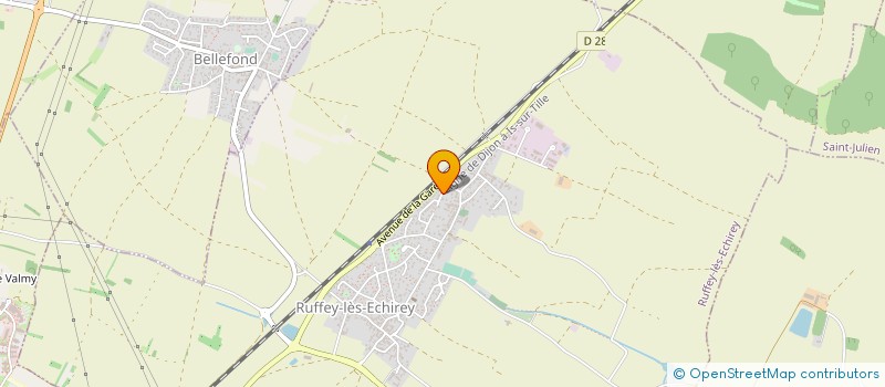 localisation de l'entreprise SCI DU CHAMP BOISSIER  RUFFEY-LES-ECHIREY