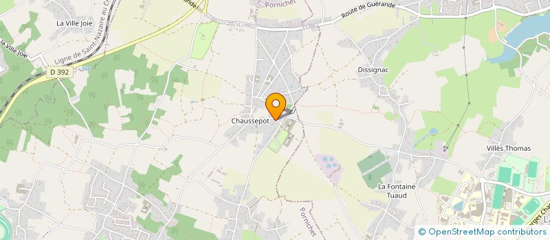 localisation de l'entreprise SCI DU CHAMP CADO à PORNICHET