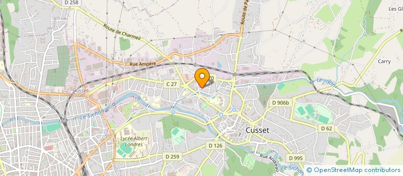 localisation de l'entreprise SCI DU CHAMP CANONNIER à CUSSET