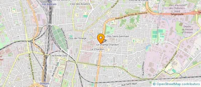 localisation de l'entreprise SCI DU CHAMP CHARDON  ORLEANS