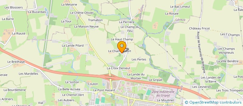 localisation de l'entreprise SCI DU CHAMP COURT  SAINT-GILLES