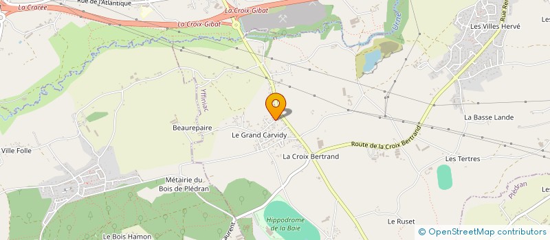 localisation de l'entreprise SCI DU CHAMP CRUCHON  YFFINIAC