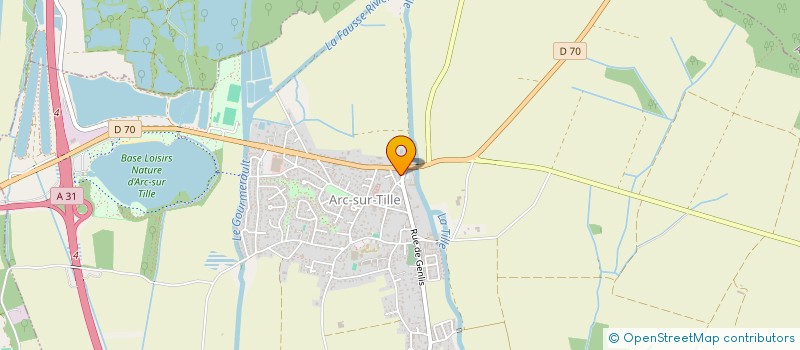 localisation de l'entreprise SCI DU CHAMP DE FOIRE  ARC-SUR-TILLE