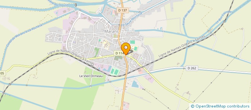 localisation de l'entreprise SCI DU CHAMP DE FOIRE  MARANS