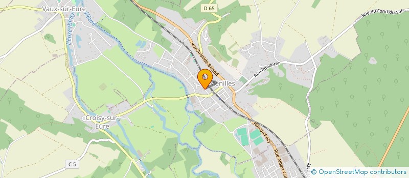 localisation de l'entreprise SCI DU CHAMP DE LA COUR  MENILLES