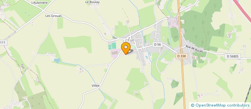 localisation de l'entreprise SCI DU CHAMP DE LA CROIX  BERUS