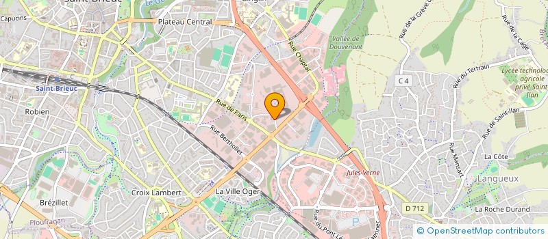 localisation de l'entreprise SCI DU CHAMP DE LA CROIX à SAINT-BRIEUC