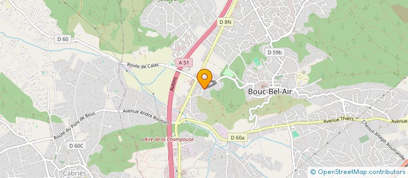 localisation de l'entreprise SCI DU CHAMP DE LA PIERRE VOLEE à BOUC-BEL-AIR