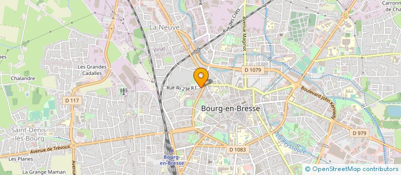 localisation de l'entreprise SCI DU CHAMP DE MARS à BOURG-EN-BRESSE