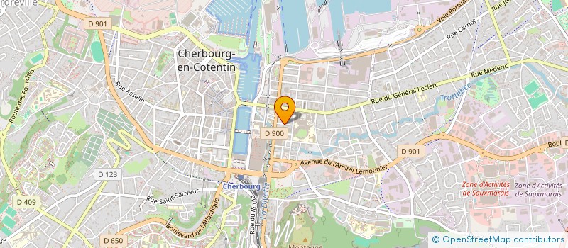 localisation de l'entreprise SCI DU CHAMP DE MARS à CHERBOURG-EN-COTENTIN