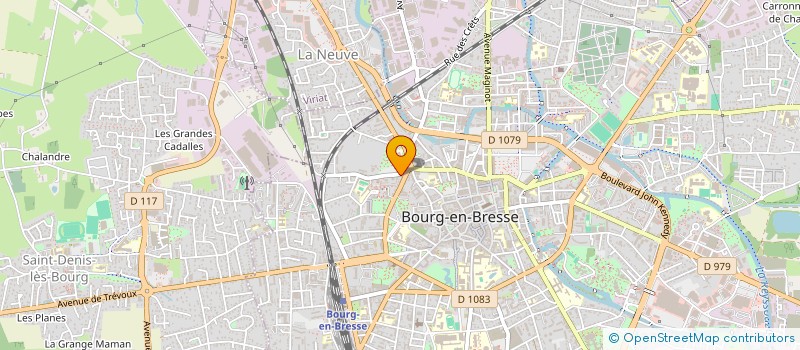 localisation de l'entreprise SCI DU CHAMP DE MARS II  BOURG-EN-BRESSE
