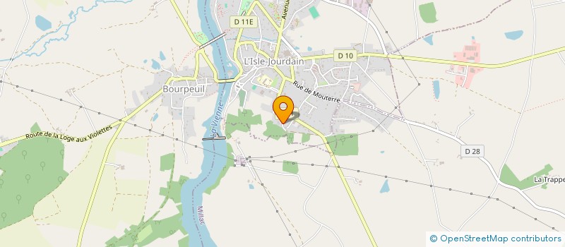 localisation de l'entreprise SCI DU CHAMP DES CHAILS  L'ISLE-JOURDAIN