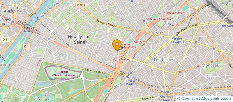 localisation de l'entreprise SCI DU CHAMP DES ROCHES à NEUILLY-SUR-SEINE