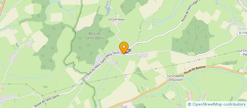 localisation de l'entreprise SCI DU CHAMP DEVELAY  CURGY