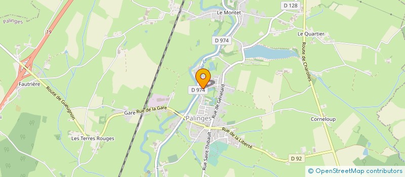 localisation de l'entreprise SCI DU CHAMP FLEURI  PALINGES