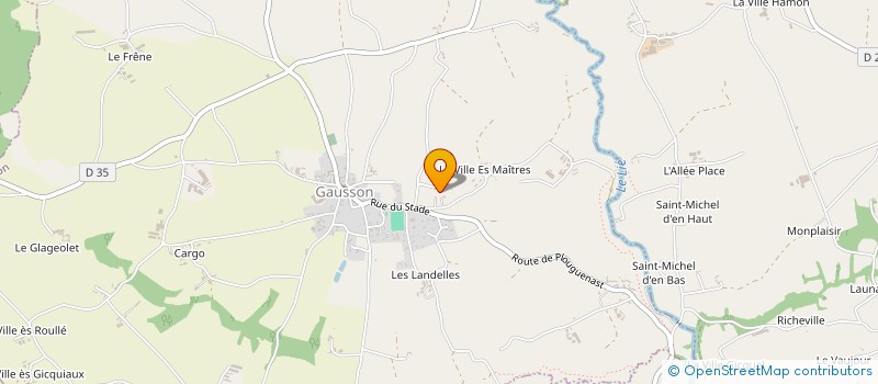 localisation de l'entreprise SCI DU CHAMP GICQUEL  GAUSSON