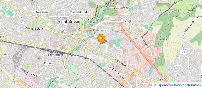 localisation de l'entreprise SCI DU CHAMP GRELAND à SAINT-BRIEUC