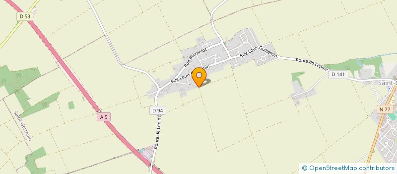 localisation de l'entreprise SCI DU CHAMP GRENAT  SAINT-GERMAIN