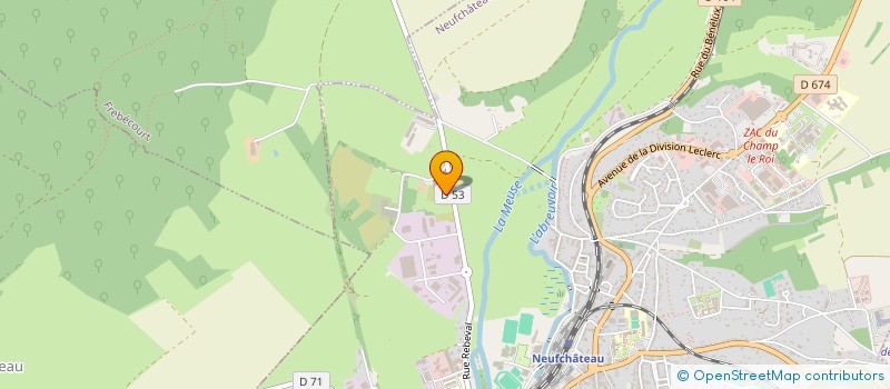 localisation de l'entreprise SCI DU CHAMP MEDARD  TILLEUX