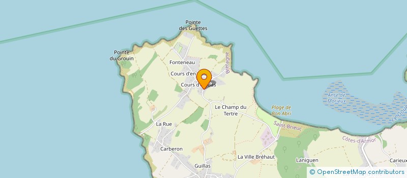 localisation de l'entreprise SCI DU CHAMP PLETAN  HILLION