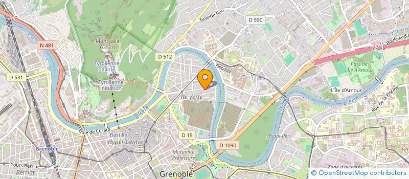 localisation de l'entreprise SCI DU CHAMP SAVET à GRENOBLE