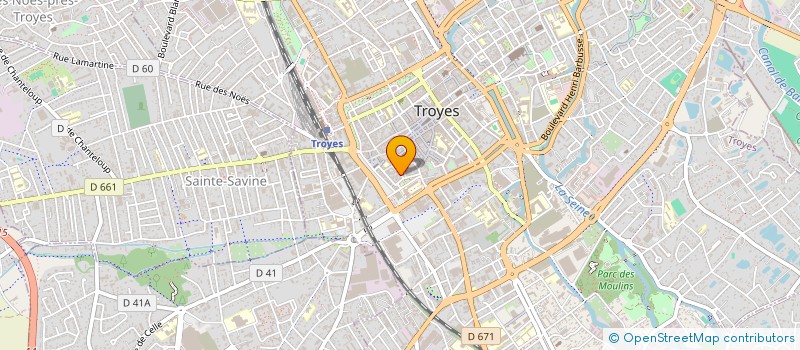localisation de l'entreprise SCI DU CHAMP TARE à TROYES