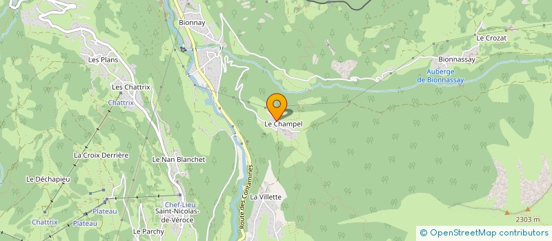 localisation de l'entreprise SCI DU CHAMPEL  SAINT-GERVAIS-LES-BAINS