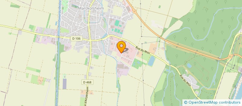 localisation de l'entreprise SCI DU CHAMPION  MARCKOLSHEIM