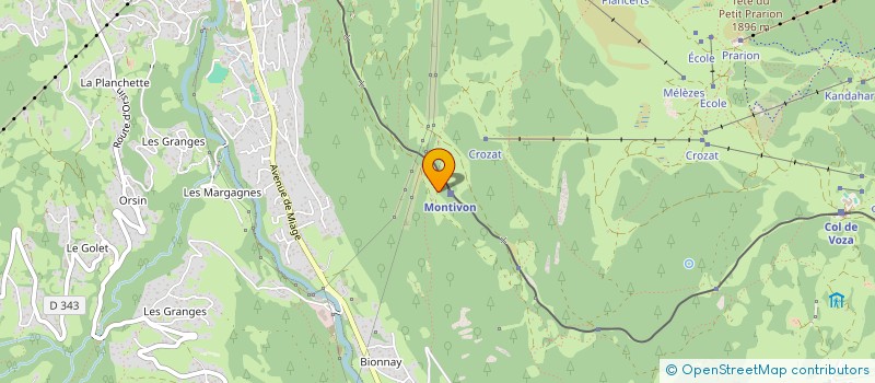 localisation de l'entreprise SCI DU CHAMPLEY  SAINT GERVAIS LES BAINS