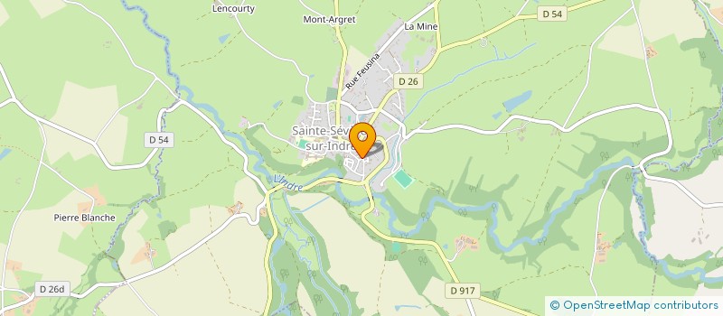 localisation de l'entreprise SCI DU CHAMPS CLOS à SAINTE-SEVERE-SUR-INDRE