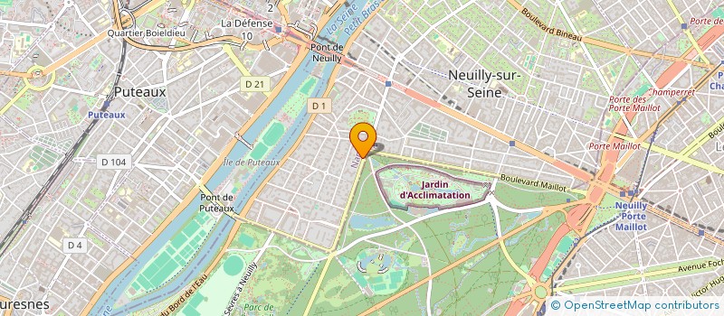 localisation de l'entreprise SCI DU CHAMPS DE MARS à NEUILLY-SUR-SEINE