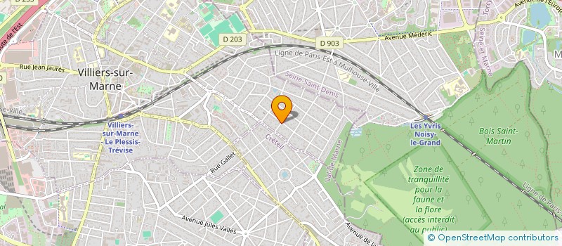 localisation de l'entreprise SCI DU CHAMPS FITU  VILLIERS-SUR-MARNE