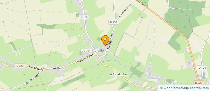 localisation de l'entreprise SCI DU CHAMPS SAINTE MARIE  CREQUY