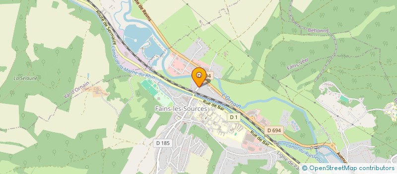 localisation de l'entreprise SCI DU CHANET à LONGEVILLE-EN-BARROIS