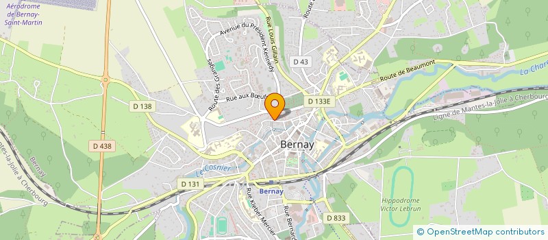 localisation de l'entreprise SCI DU CHANOINE à BERNAY