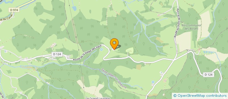 localisation de l'entreprise SCI DU CHANTEBISE  DENNEVY