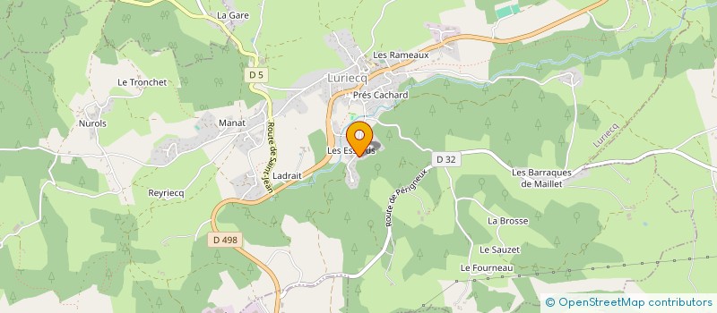 localisation de l'entreprise SCI DU CHANTET  LURIECQ