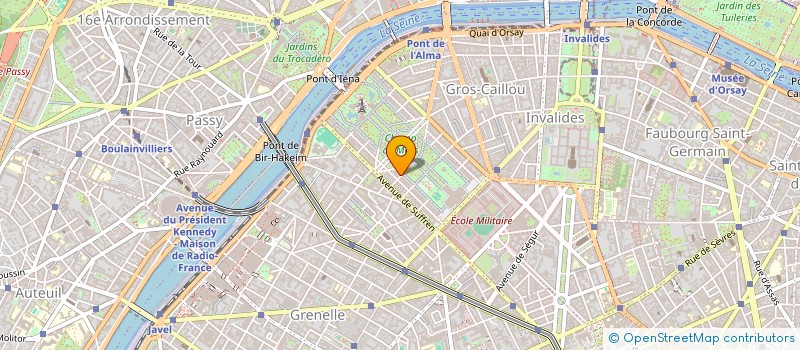 localisation de l'entreprise SCI DU CHANTFLEURY  PARIS