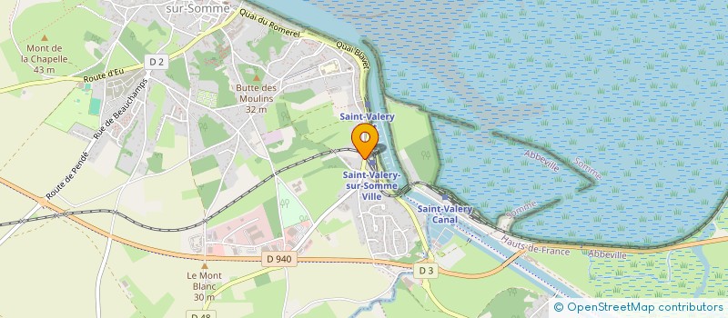 localisation de l'entreprise SCI DU CHANTIER  SAINT-VALERY-SUR-SOMME