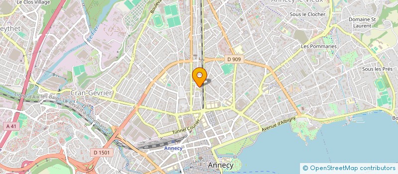 localisation de l'entreprise SCI DU CHAOS  ANNECY