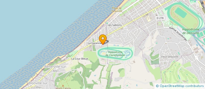 localisation de l'entreprise SCI DU CHAPEAU POINTU à BLONVILLE-SUR-MER