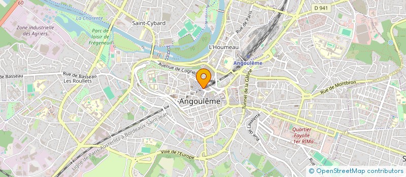 localisation de l'entreprise SCI DU CHAPEAU ROUGE à ANGOULEME