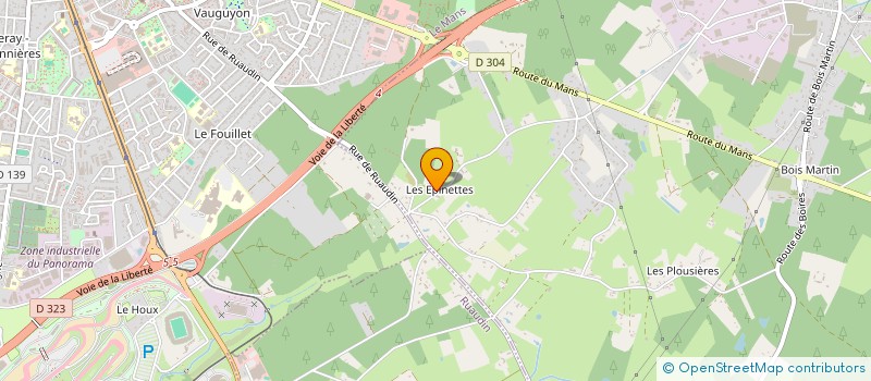 localisation de l'entreprise SCI DU CHAPEAU ROUGE  CHANGE