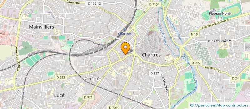 localisation de l'entreprise SCI DU CHAPEAU ROUGE à CHARTRES