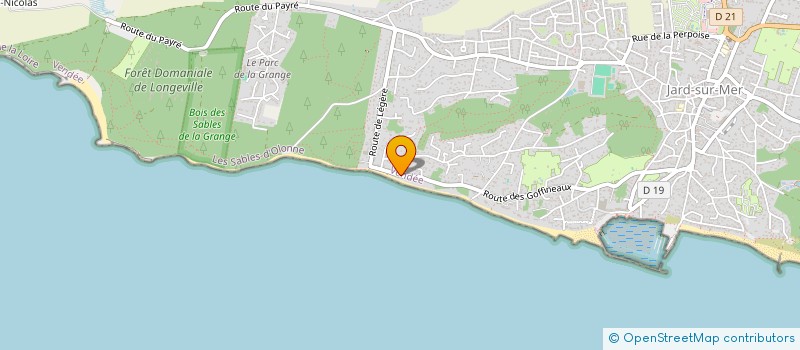 localisation de l'entreprise SCI DU CHAPELET à JARD-SUR-MER