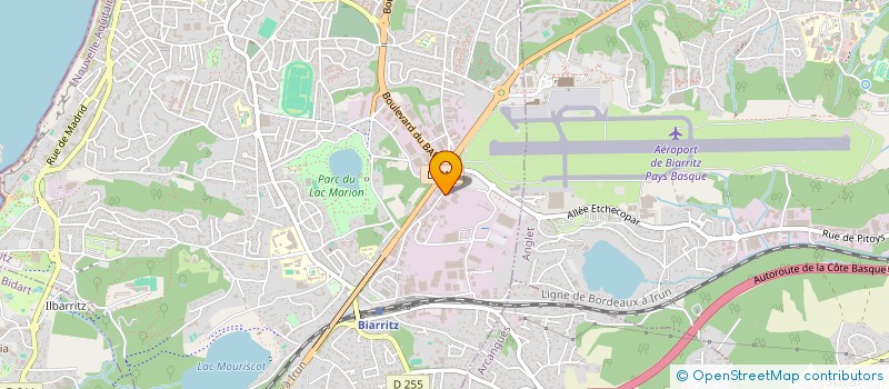 localisation de l'entreprise SCI DU CHAPELET à BIARRITZ
