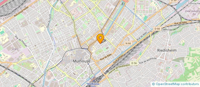 localisation de l'entreprise SCI DU CHAPITRE  MULHOUSE